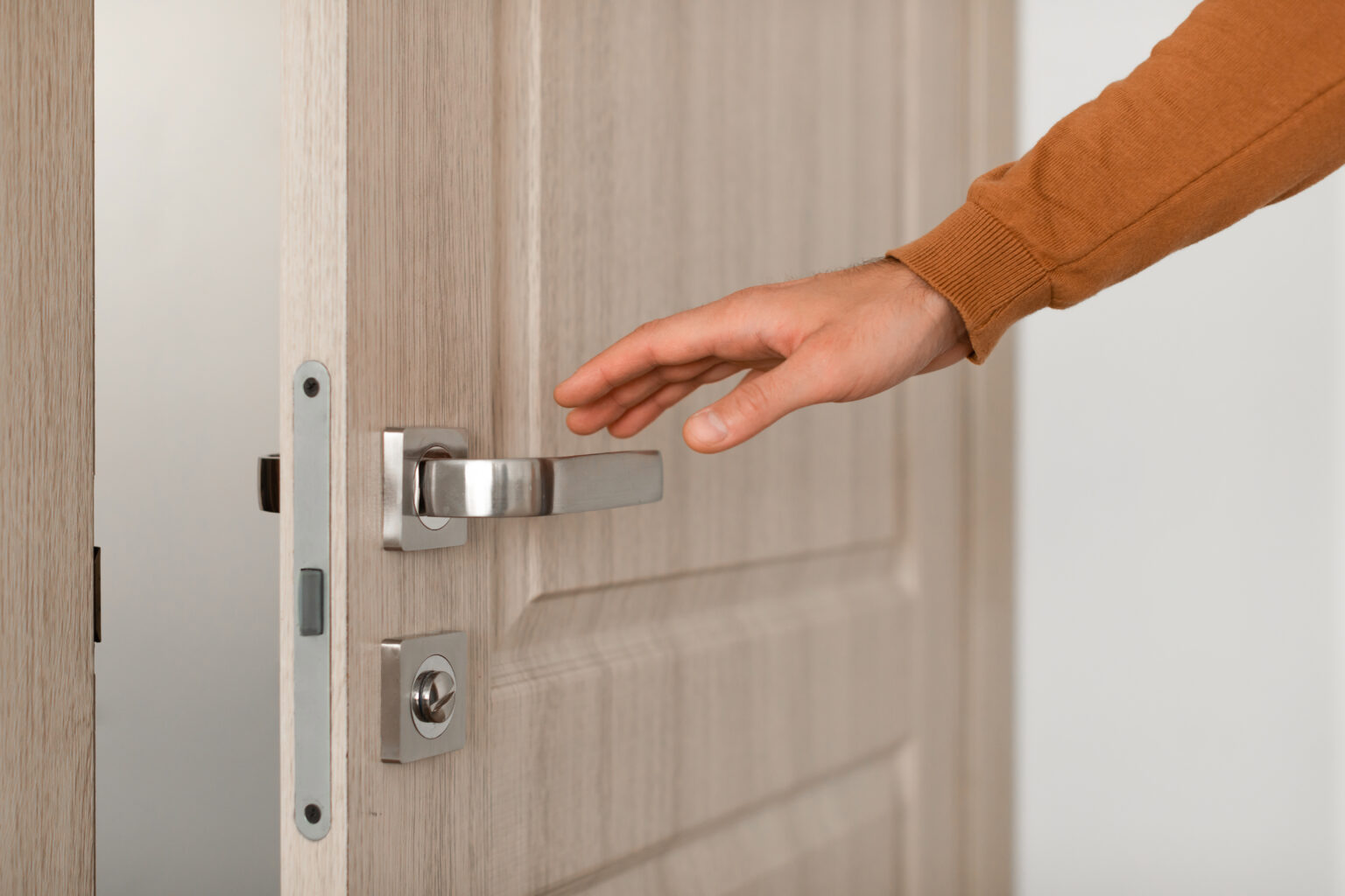 La poignée de porte