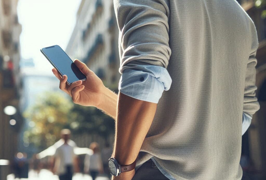 Un homme voit son compte Tinder suspendu sur son téléphone.